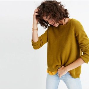 Madewell Province Cross Back Knit Pullover Sweater